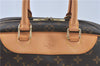Authentic Louis Vuitton Monogram Trouville Hand Bag M42228 LV H7797