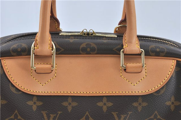 Authentic Louis Vuitton Monogram Trouville Hand Bag M42228 LV H7797