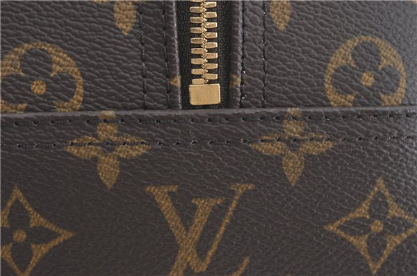 Authentic Louis Vuitton Monogram Trouville Hand Bag M42228 LV H7797
