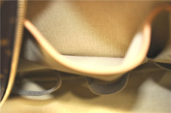 Authentic Louis Vuitton Monogram Trouville Hand Bag M42228 LV H7797