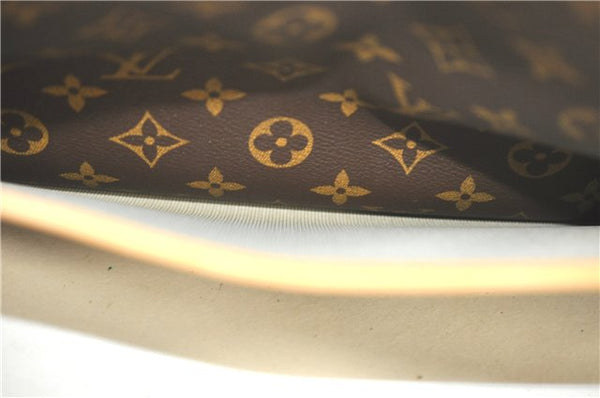 Authentic Louis Vuitton Monogram Trouville Hand Bag M42228 LV H7797