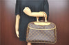 Authentic Louis Vuitton Monogram Trouville Hand Bag M42228 LV H7797