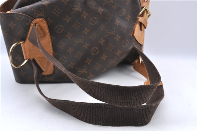 Authentic LOUIS VUITTON Monogram Montsouris GM Backpack M51135 LV H7799