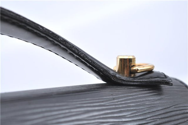 Authentic LOUIS VUITTON Epi Monceau 2Way Shoulder Hand Bag Black M52122 LV H7801