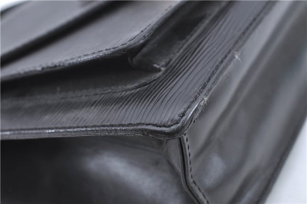 Authentic LOUIS VUITTON Epi Monceau 2Way Shoulder Hand Bag Black M52122 LV H7801