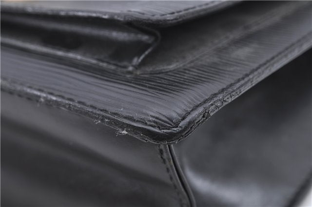 Authentic LOUIS VUITTON Epi Monceau 2Way Shoulder Hand Bag Black M52122 LV H7801