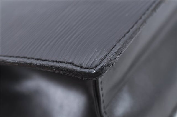 Authentic LOUIS VUITTON Epi Monceau 2Way Shoulder Hand Bag Black M52122 LV H7801