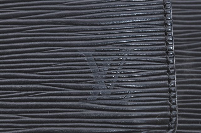 Authentic LOUIS VUITTON Epi Monceau 2Way Shoulder Hand Bag Black M52122 LV H7801