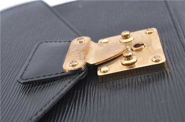 Authentic LOUIS VUITTON Epi Monceau 2Way Shoulder Hand Bag Black M52122 LV H7801