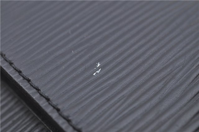 Authentic LOUIS VUITTON Epi Monceau 2Way Shoulder Hand Bag Black M52122 LV H7801