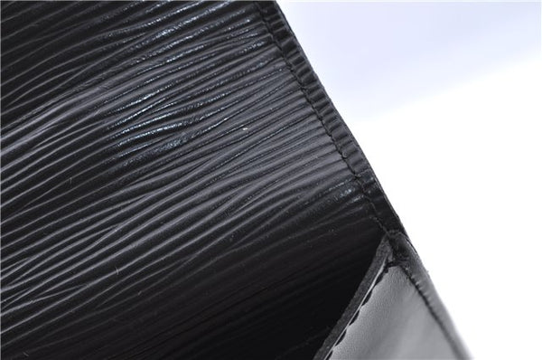 Authentic LOUIS VUITTON Epi Monceau 2Way Shoulder Hand Bag Black M52122 LV H7801