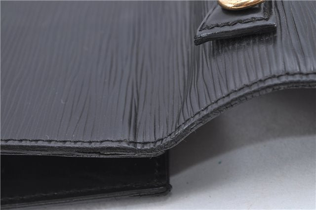 Authentic LOUIS VUITTON Epi Monceau 2Way Shoulder Hand Bag Black M52122 LV H7801