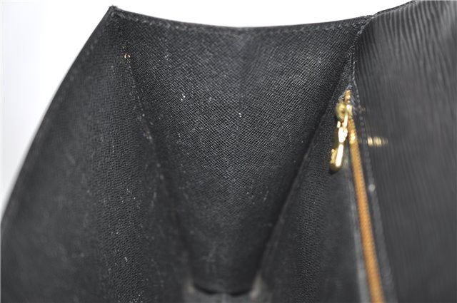 Authentic LOUIS VUITTON Epi Monceau 2Way Shoulder Hand Bag Black M52122 LV H7801