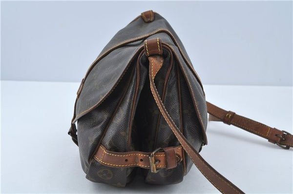 Auth LOUIS VUITTON Monogram Saumur 30 Shoulder Cross Body Bag M42256 LV H7812