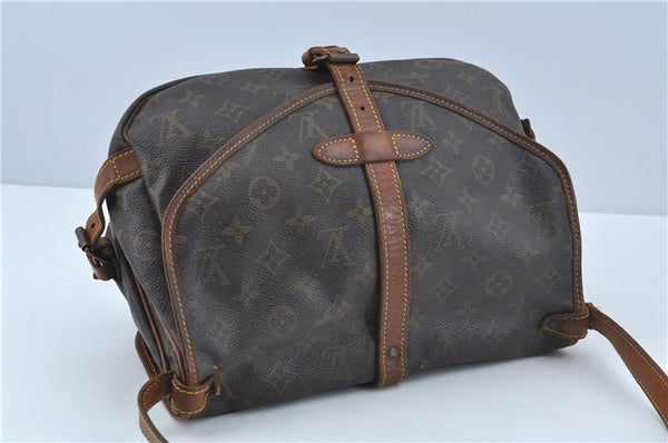 Auth LOUIS VUITTON Monogram Saumur 30 Shoulder Cross Body Bag M42256 LV H7812