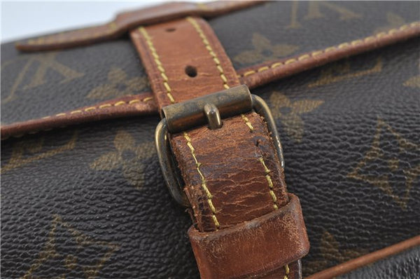 Auth LOUIS VUITTON Monogram Saumur 30 Shoulder Cross Body Bag M42256 LV H7812