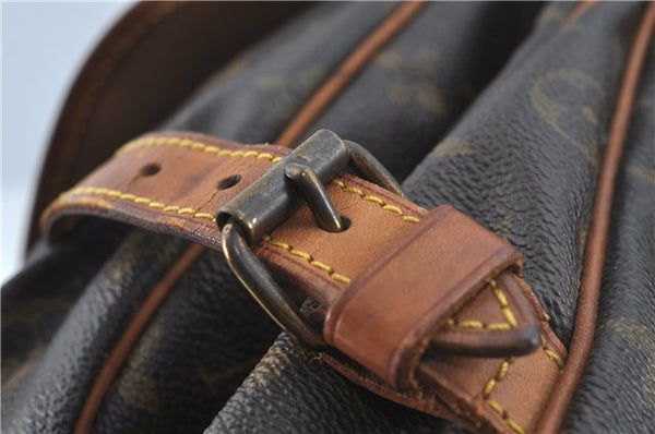 Auth LOUIS VUITTON Monogram Saumur 30 Shoulder Cross Body Bag M42256 LV H7812