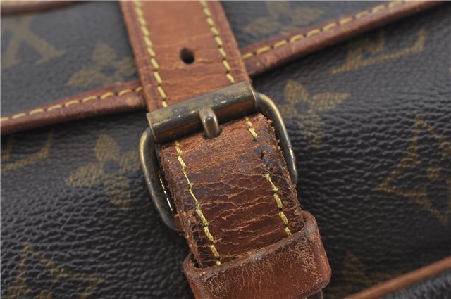 Auth LOUIS VUITTON Monogram Saumur 30 Shoulder Cross Body Bag M42256 LV H7812