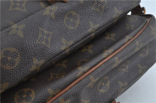 Auth LOUIS VUITTON Monogram Saumur 30 Shoulder Cross Body Bag M42256 LV H7812