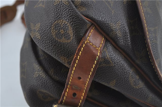 Auth LOUIS VUITTON Monogram Saumur 30 Shoulder Cross Body Bag M42256 LV H7812