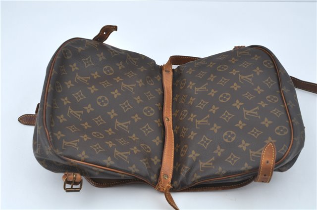 Auth LOUIS VUITTON Monogram Saumur 30 Shoulder Cross Body Bag M42256 LV H7812