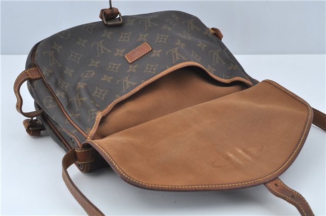 Auth LOUIS VUITTON Monogram Saumur 30 Shoulder Cross Body Bag M42256 LV H7812