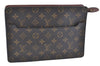 Authentic LOUIS VUITTON Monogram Pochette Homme Clutch Hand Bag M51795 LV H7814