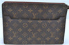Authentic LOUIS VUITTON Monogram Pochette Homme Clutch Hand Bag M51795 LV H7814