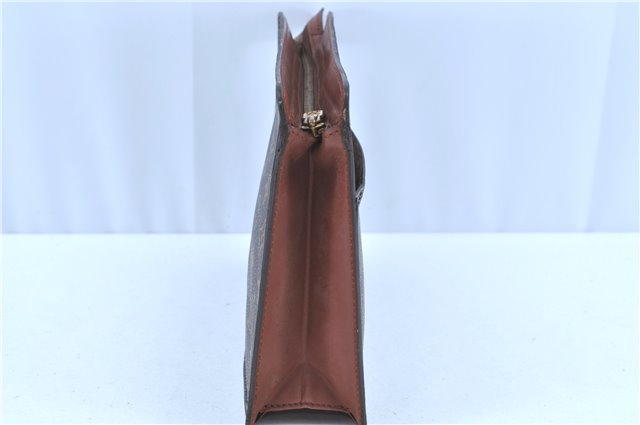 Authentic LOUIS VUITTON Monogram Pochette Homme Clutch Hand Bag M51795 LV H7814