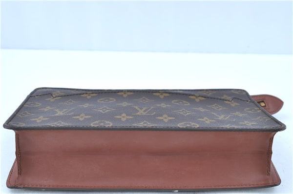 Authentic LOUIS VUITTON Monogram Pochette Homme Clutch Hand Bag M51795 LV H7814