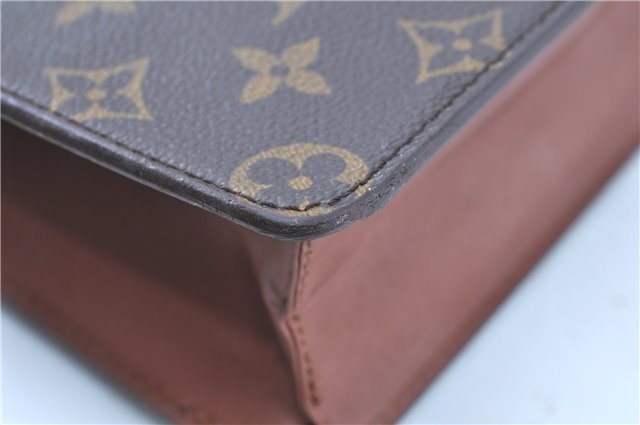 Authentic LOUIS VUITTON Monogram Pochette Homme Clutch Hand Bag M51795 LV H7814