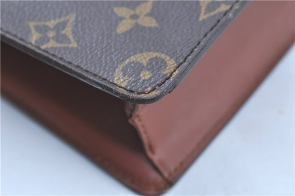 Authentic LOUIS VUITTON Monogram Pochette Homme Clutch Hand Bag M51795 LV H7814