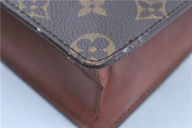 Authentic LOUIS VUITTON Monogram Pochette Homme Clutch Hand Bag M51795 LV H7814