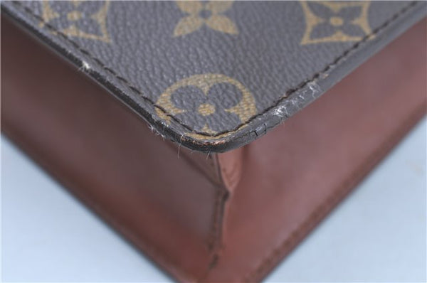 Authentic LOUIS VUITTON Monogram Pochette Homme Clutch Hand Bag M51795 LV H7814