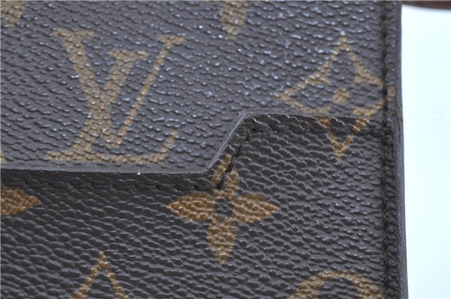 Authentic LOUIS VUITTON Monogram Pochette Homme Clutch Hand Bag M51795 LV H7814