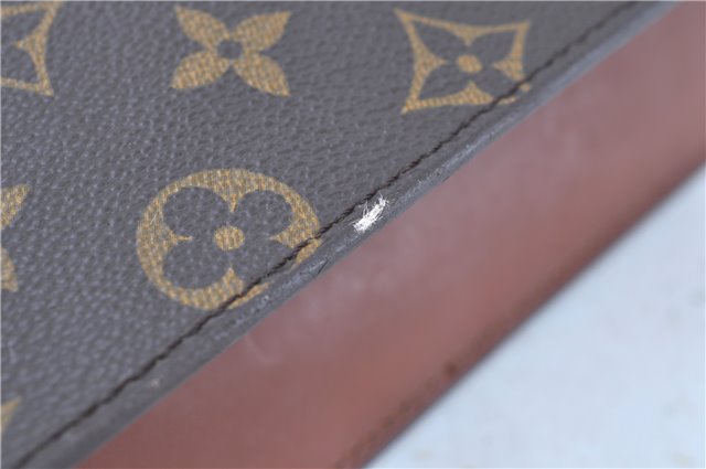 Authentic LOUIS VUITTON Monogram Pochette Homme Clutch Hand Bag M51795 LV H7814