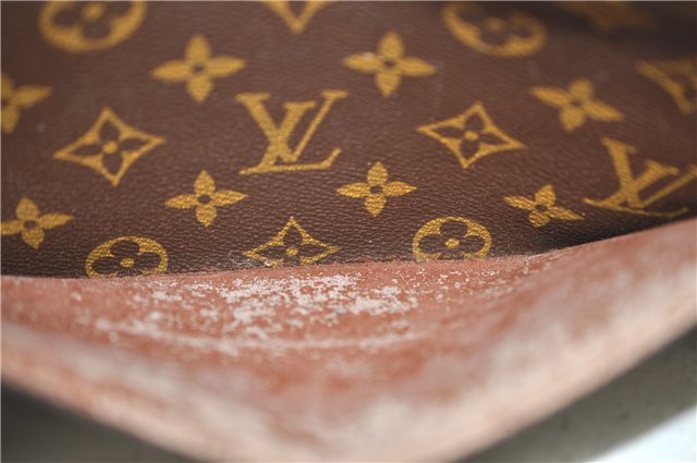 Authentic LOUIS VUITTON Monogram Pochette Homme Clutch Hand Bag M51795 LV H7814