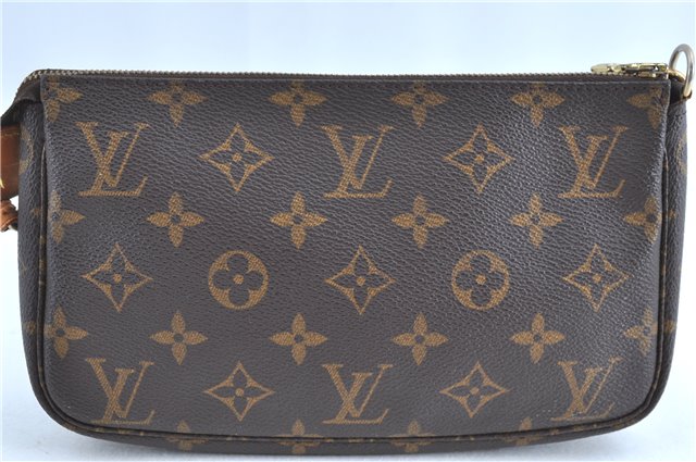 Authentic Louis Vuitton Monogram Pochette Accessoires Pouch M51980 LV H7817