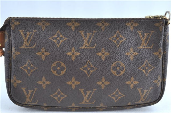 Authentic Louis Vuitton Monogram Pochette Accessoires Pouch M51980 LV H7817