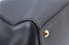 Authentic FENDI Shoulder Tote Bag Leather Black H7828