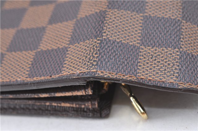 Authentic LOUIS VUITTON Damier Portefeuille Sarah Purse Wallet N61734 LV H7840