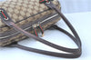 GUCCI Web Sherry Line Princy Ribbon Shoulder Bag GG Canvas 161720 Brown H7844