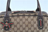 GUCCI Web Sherry Line Princy Ribbon Shoulder Bag GG Canvas 161720 Brown H7844