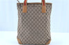 Auth GUCCI Sherry Line Tote Shoulder Bag GG Canvas Leather 0190401 Brown H7848