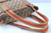 Auth GUCCI Sherry Line Tote Shoulder Bag GG Canvas Leather 0190401 Brown H7848