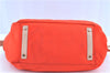 Authentic kate spade Nylon Leather Shoulder Tote Bag Orange Red H7849