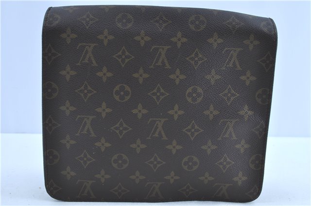 Auth LOUIS VUITTON Monogram Cartouchiere GM Clutch Bag M51252 Junk H7852