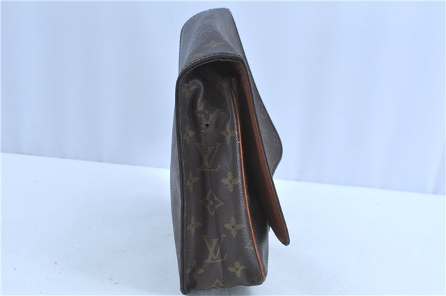 Auth LOUIS VUITTON Monogram Cartouchiere GM Clutch Bag M51252 Junk H7852