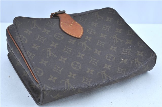 Auth LOUIS VUITTON Monogram Cartouchiere GM Clutch Bag M51252 Junk H7852
