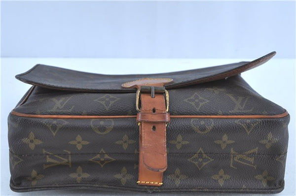 Auth LOUIS VUITTON Monogram Cartouchiere GM Clutch Bag M51252 Junk H7852
